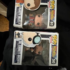 Back to The Future Pop Vinyls Marty and Doc